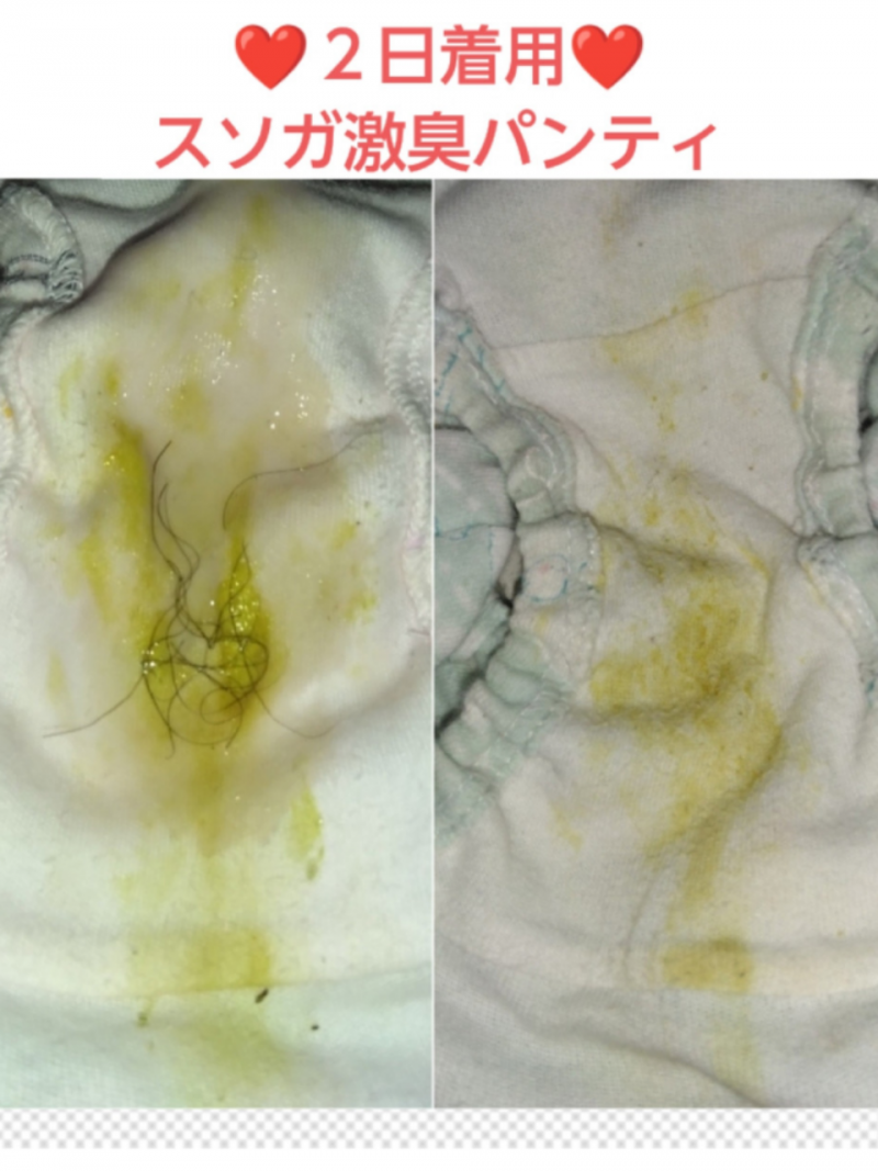 陰毛&オナ無料♥スソガ♥2日着用激臭パンティ