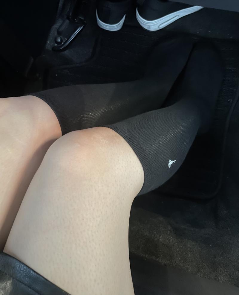 黒のハイソです♡