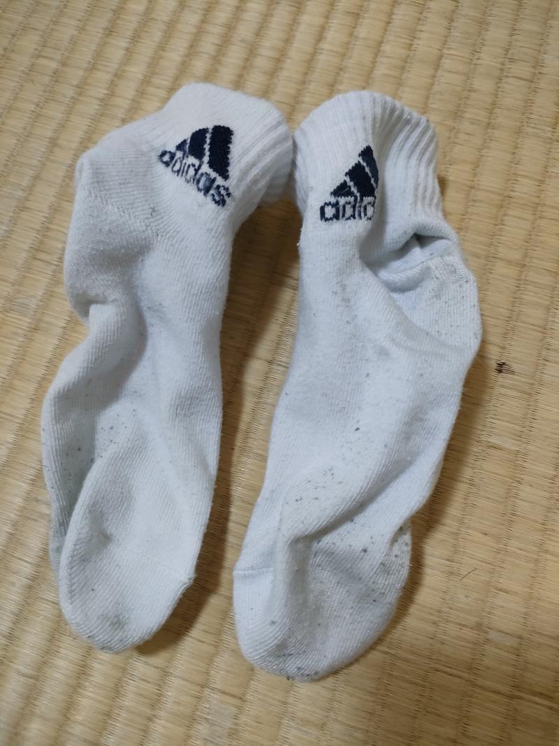 ３日連続着用adidasソックス＆３日連続着用Tシャツ♡