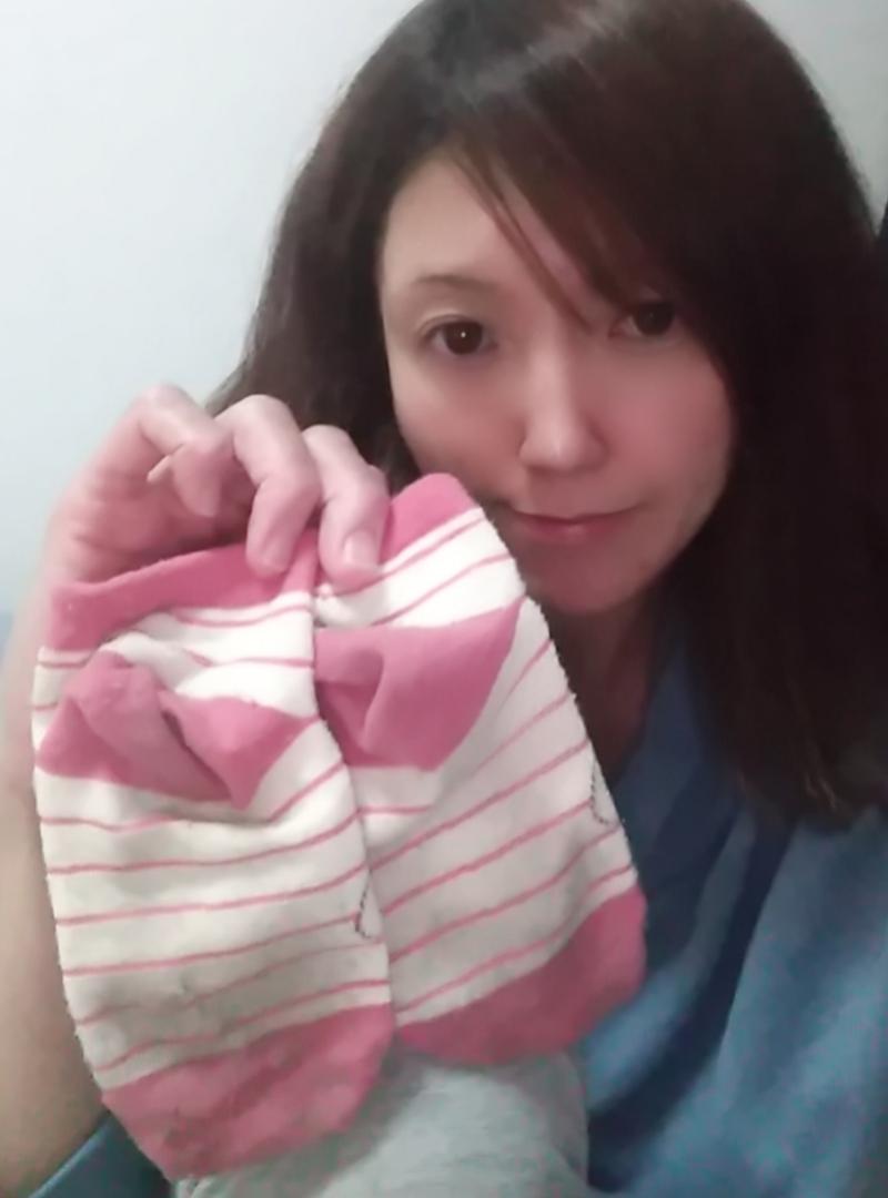 激臭2日履き♥先生の可愛い靴下
