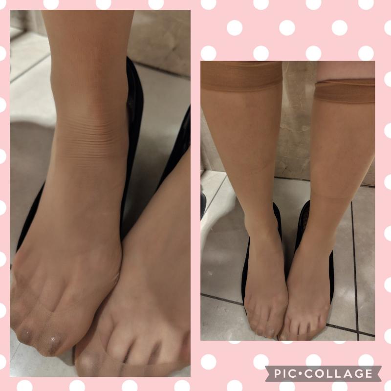 もう1日着用♡ヒザ下丈ストッキング♡