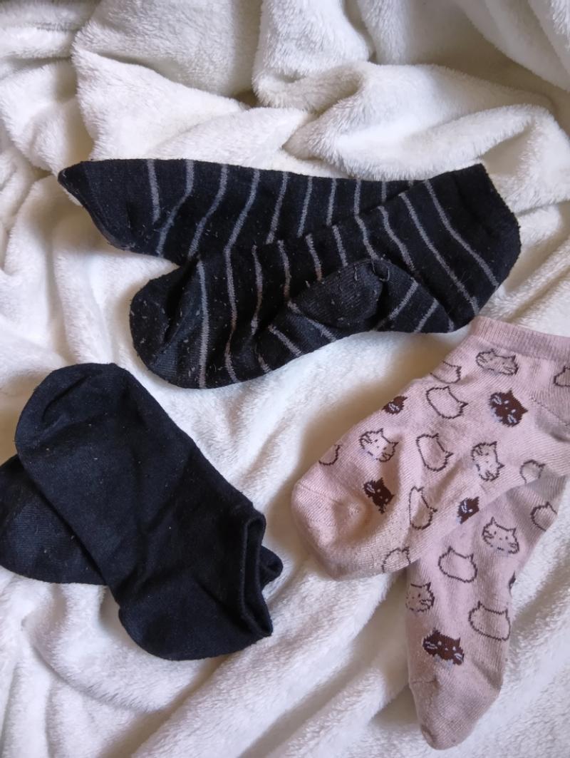 【3日履き×3足】人妻の香ばしい匂いの靴下
