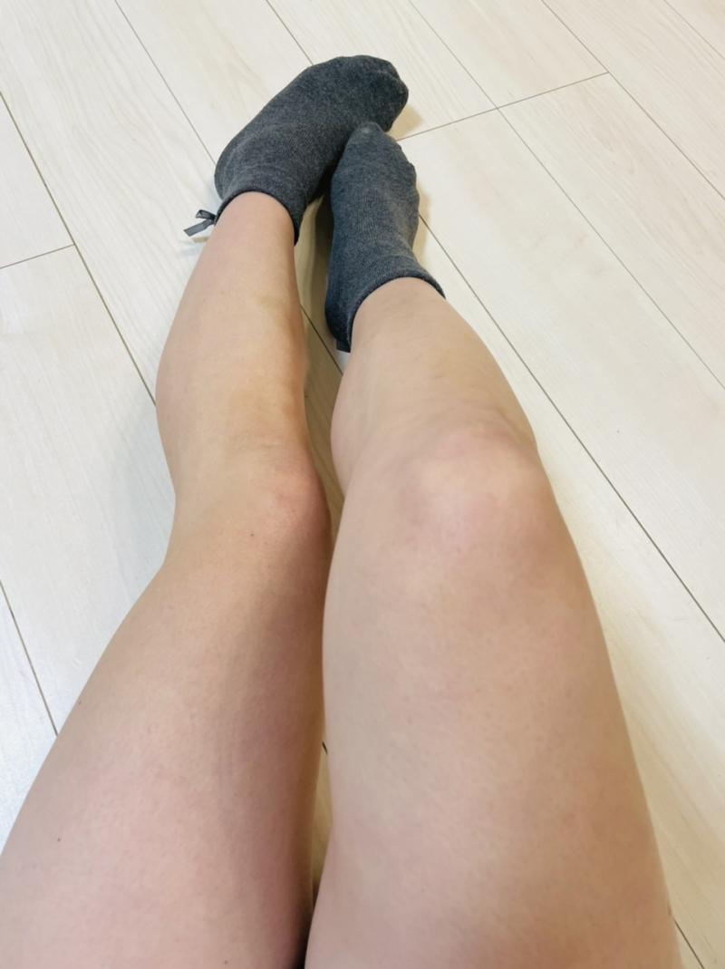 足汗かいてつま先酸っぱいソックス♡
