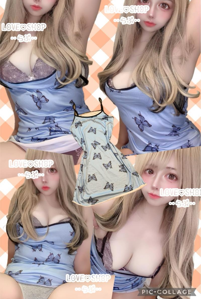《このお値段超限定》今1番のお気に入り□脇臭汗臭GAL□□の蝶々柄ﾛﾝｸﾞｷｬﾐ❣️