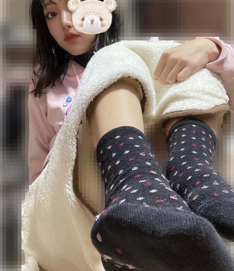 2日着用毛玉いっぱいつーんとくちゃい靴下♡