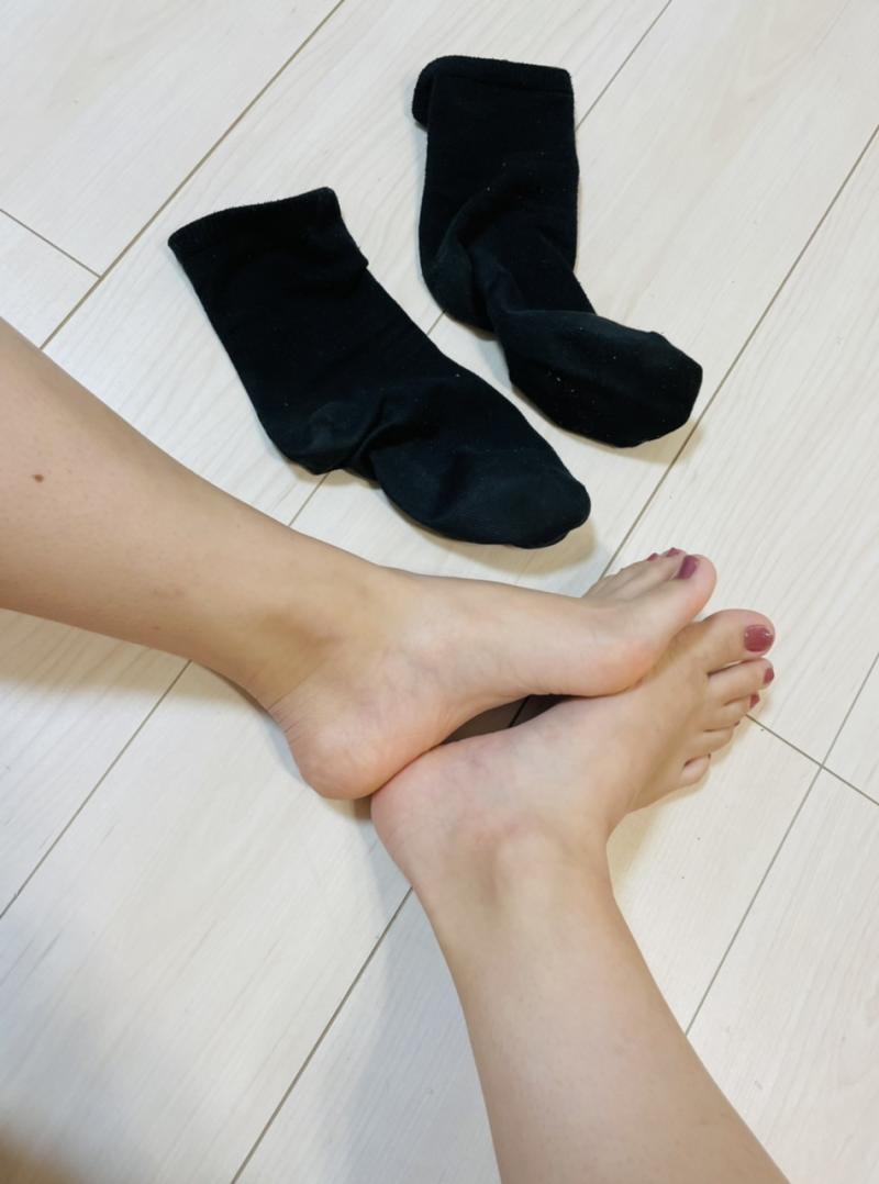 足汗たっぷり臭ソックス♡2日履き
