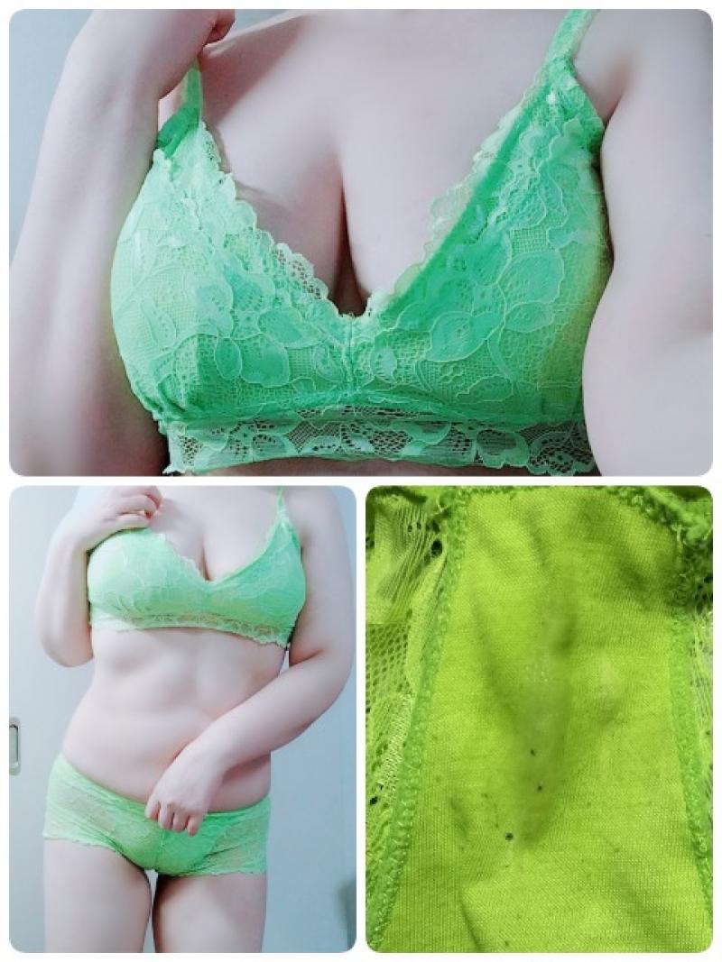 最終価格☆連続着用わきが臭ブラ＆1日穿いた蒸れパンティ