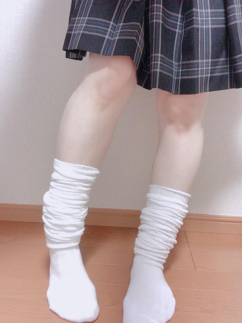 ２日履きでくさいスーパーロング丈のルーズソックス♡