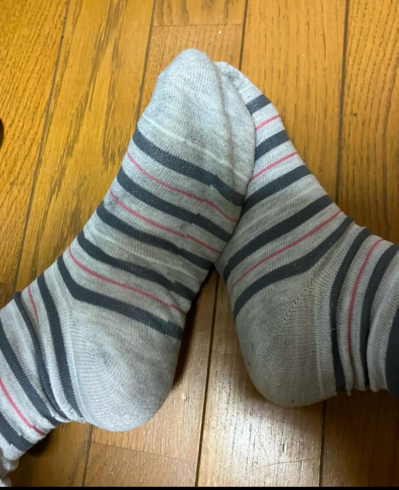 二日間レザーブーツで蒸らした靴下