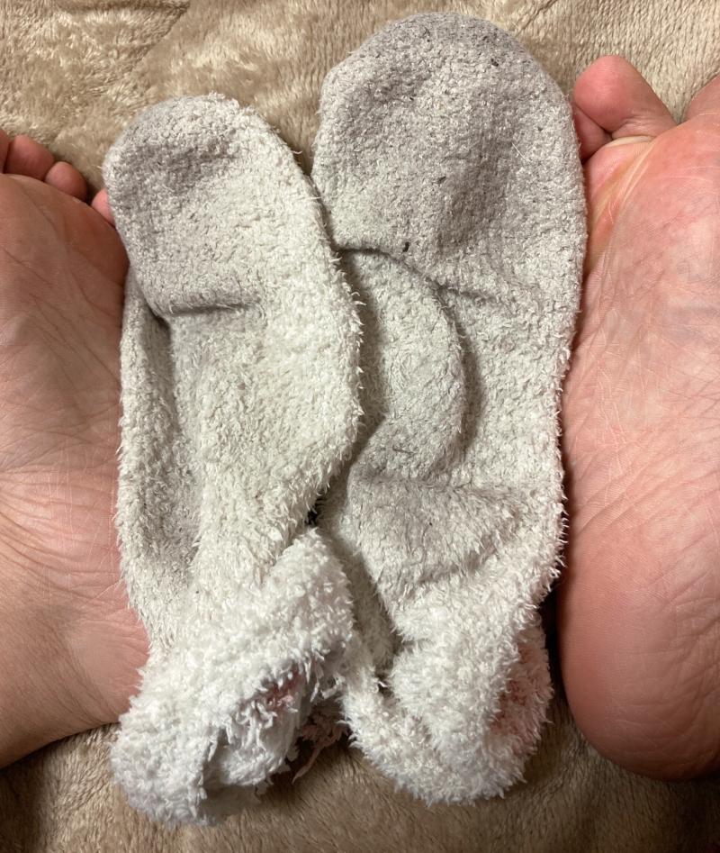 《年またぎ!》3週間履いて足汗でしっとりルームソックス