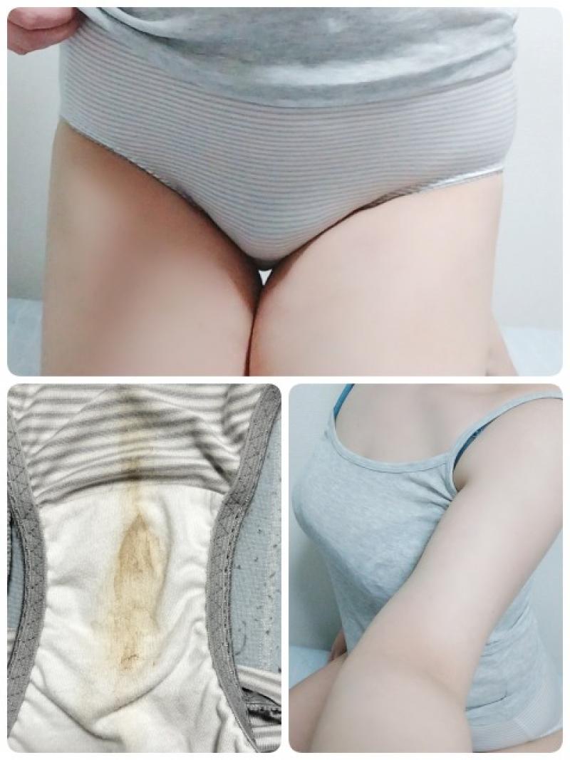 セット最終SALE☆わきが臭くさくさキャミ&お汚れ染みしみパンティ