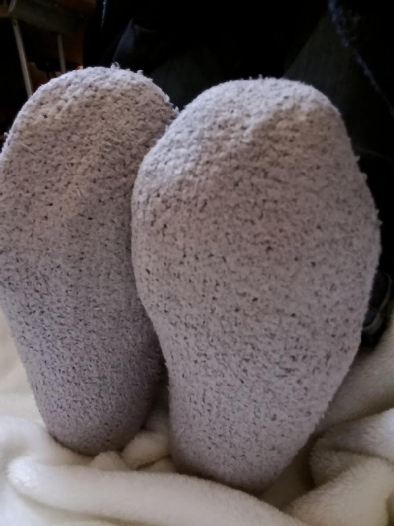 【1か月洗ってない】人妻のしっとりモコモコ靴下