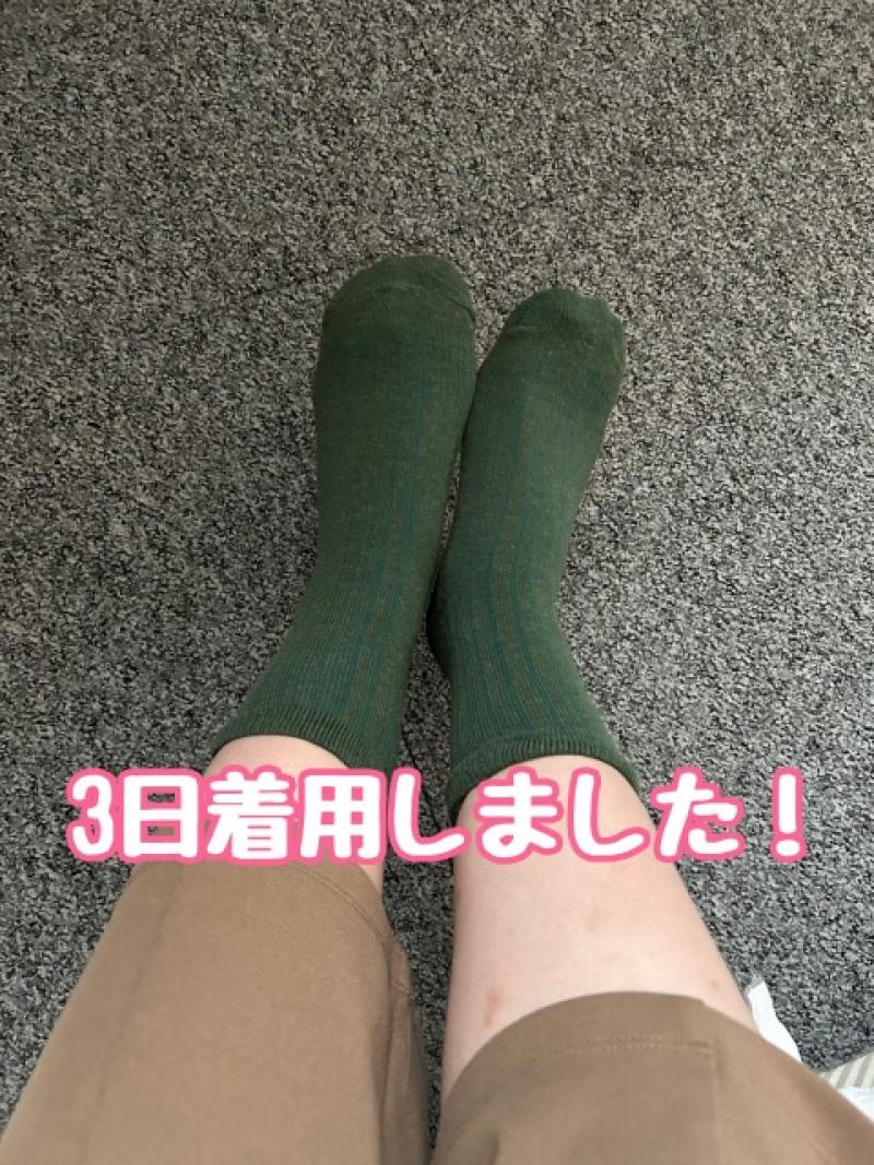 ジムで3日着用しました！ツンとほやほや♡くさくさ靴下