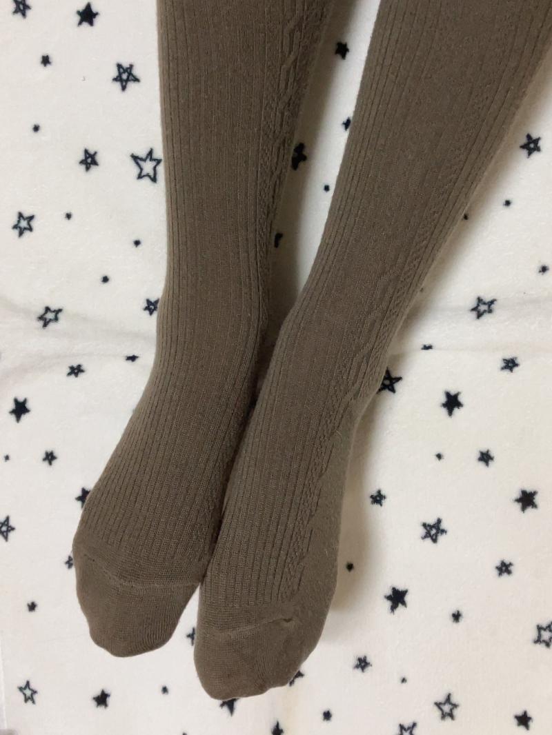 ♡２日着用♡厚手のブラウンタイツ