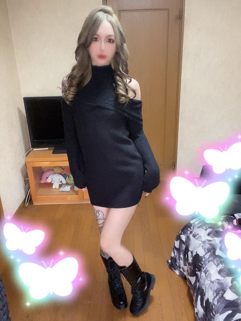 超お気に入り♡黒のニットワンピース