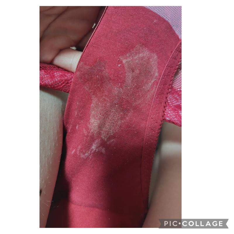 本日着用済♡お汚れパンツです♡