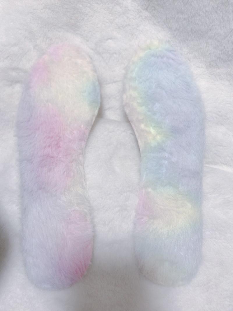 1週間履いてお届けします♡寒い時用♡ギャルくてふわふわの中敷♡
