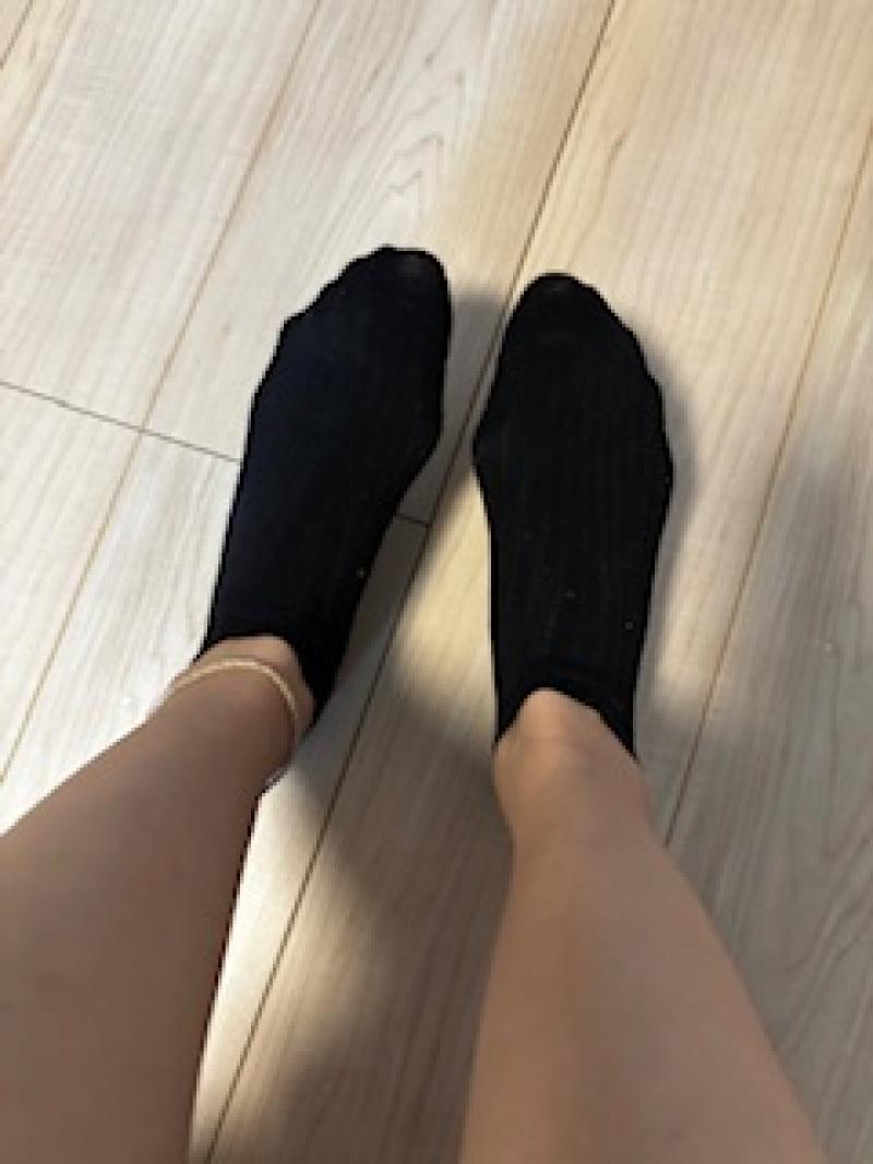 激臭黒ショートくつした♡