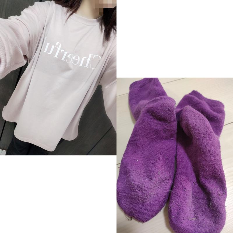 １週間連続着用ソックス＆１週間連続着用ロンT♡