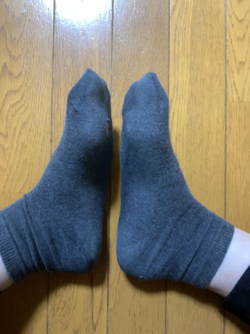 1日履いていた靴下