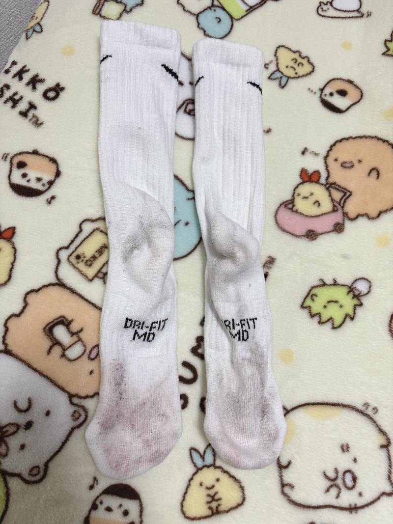 着用♡白いNIKEクルーソックス