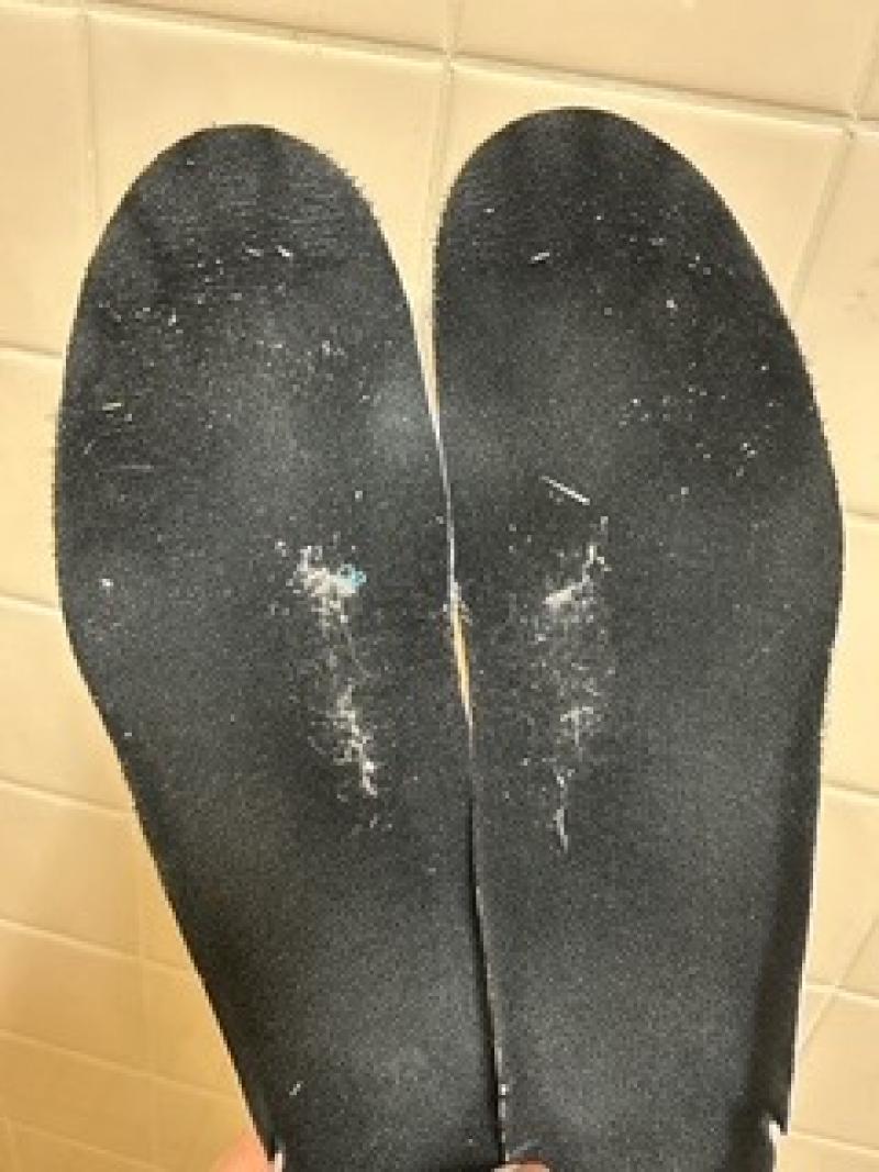 半年以上使用　中敷