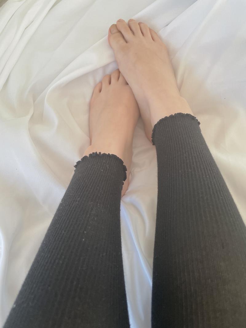 毛玉たっぷりレギンス♡