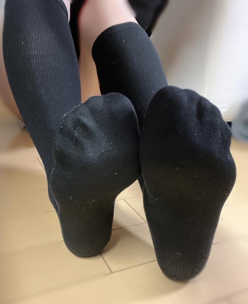 3日履き♡汗じっとりハイソックス