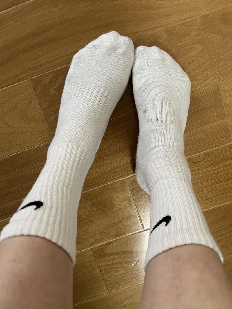 ジム用しっとりナイキソックス♡