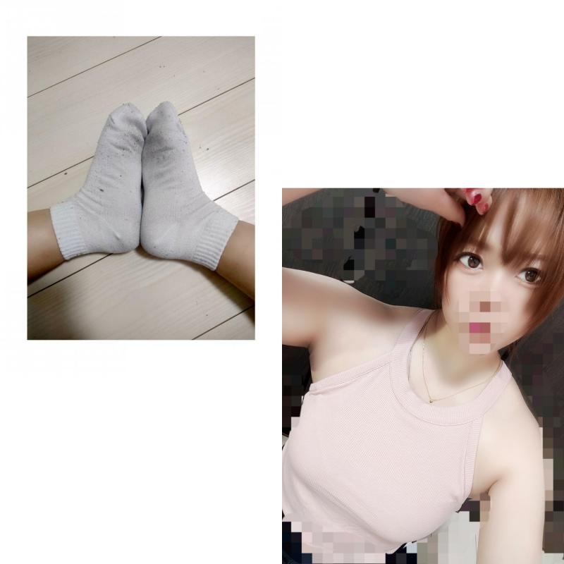 ５日連続着用ソックス＆５日連続着用ブラタンクトップ♡