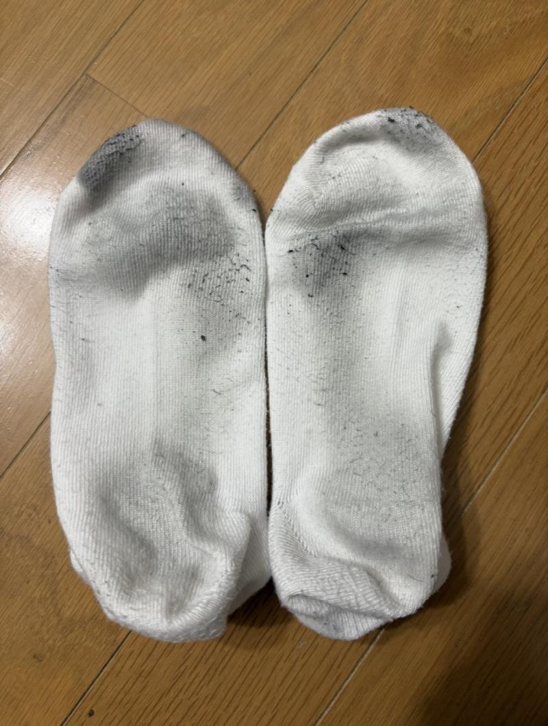 接待ゴルフ！夜まで着替え無しクタクタ靴下