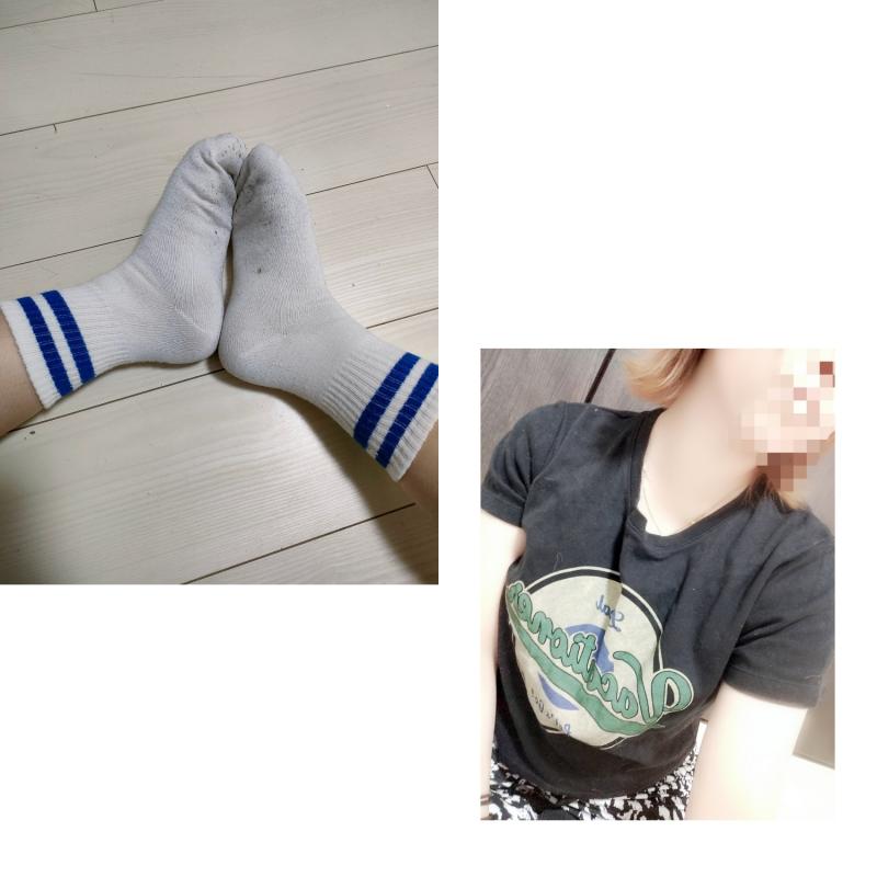 ５日連続着用ソックス＆５日連続着用ちびT♡