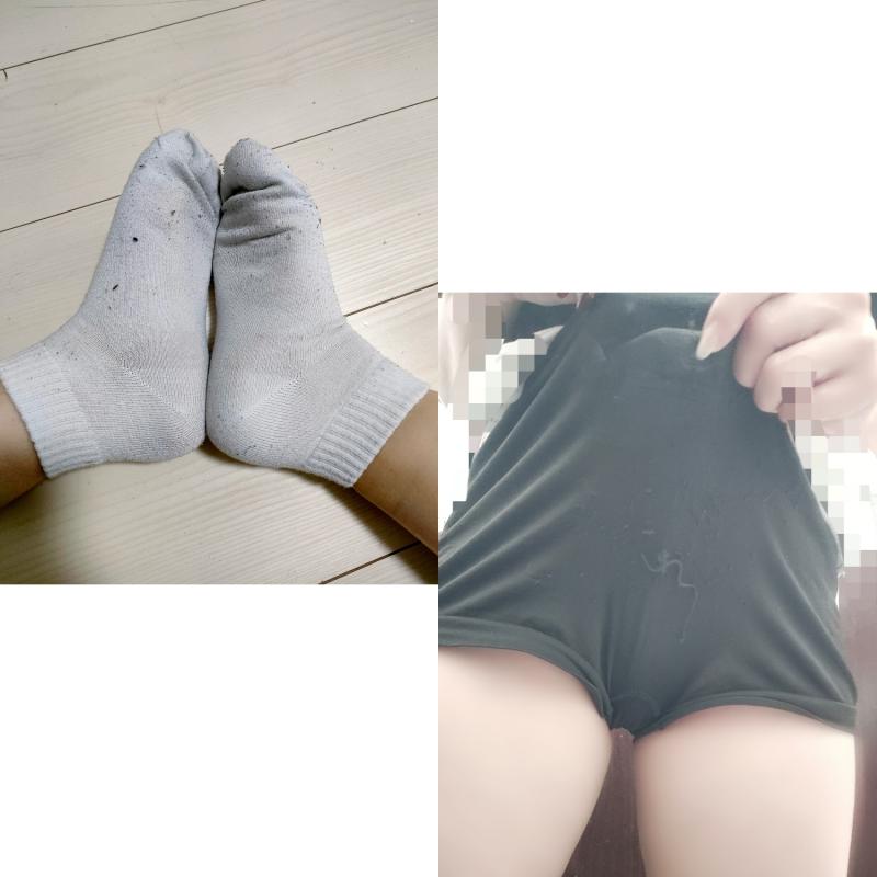 ５日連続着用ソックス＆3週間連続着用スパッツ♡