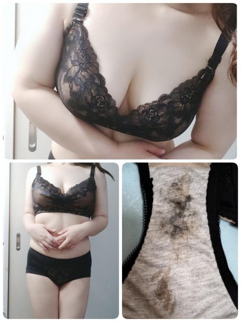 連続着用わきが臭しっかりくさくさブラ&濃厚おま◎こ臭パンティ