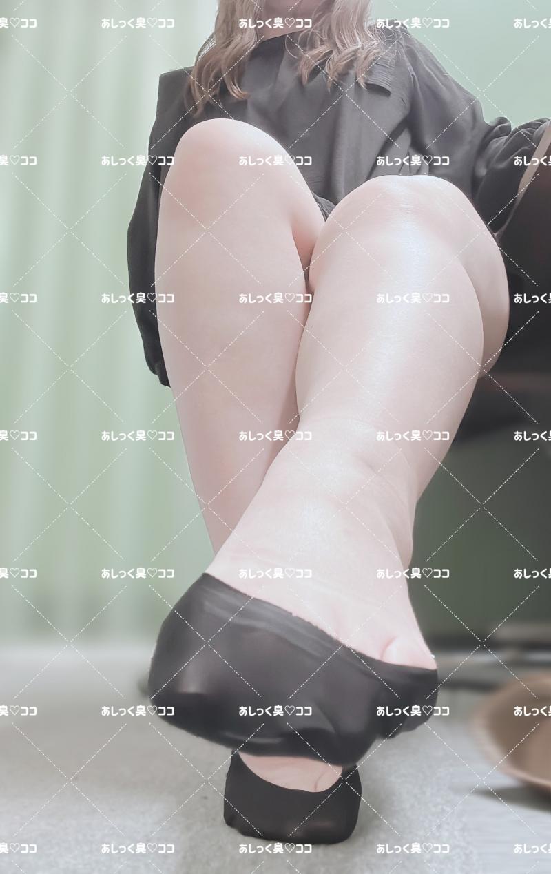 ムレムレ♡黒のパンプスソックス