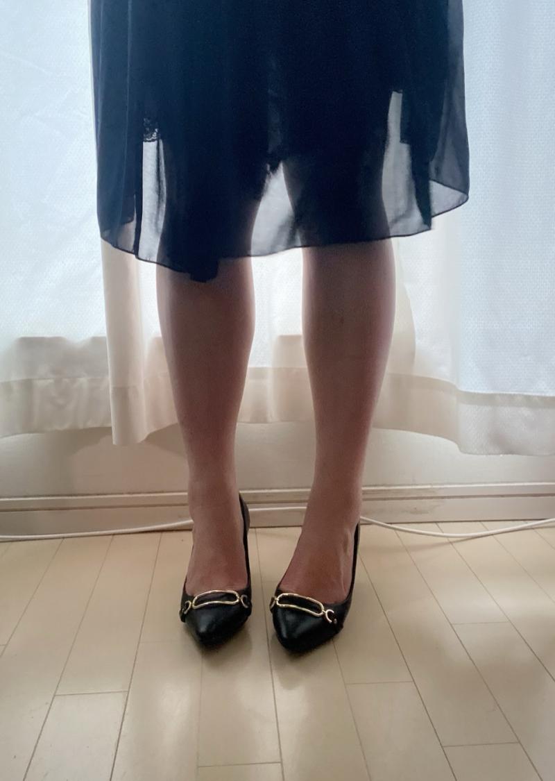 お仕事中に履いていたムレムレパンプス❤︎