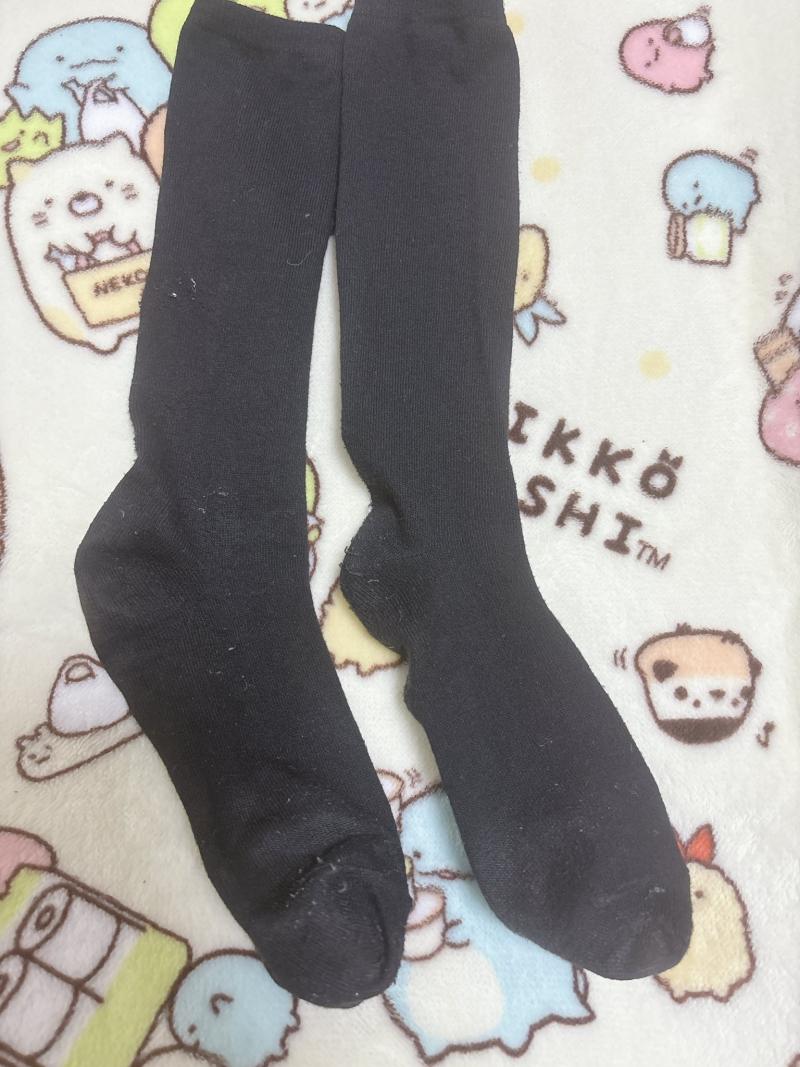 高校♡通学黒ソックス♡ハイソックス
