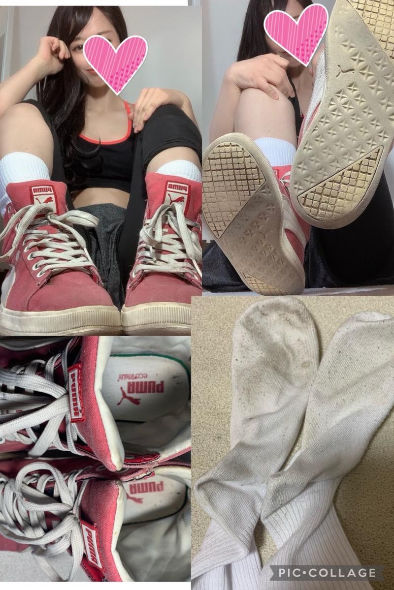 PUMA☆激臭スニーカーと汗だく激臭ソックス☆