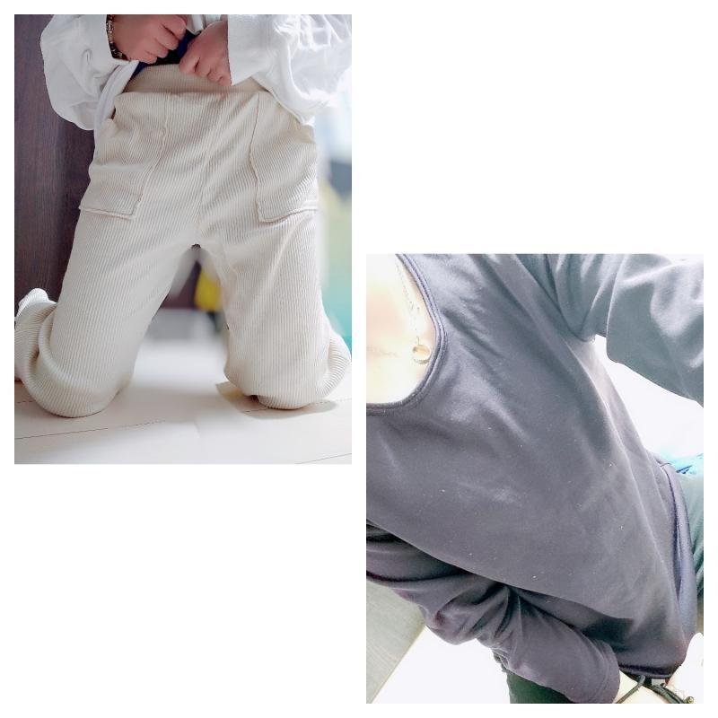 1週間連続着用リブニットパンツ&3日連続着用インナー