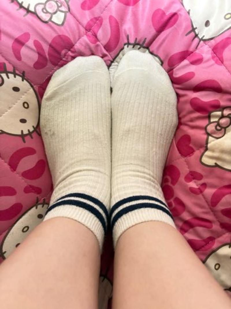 白♡スポーティソックス