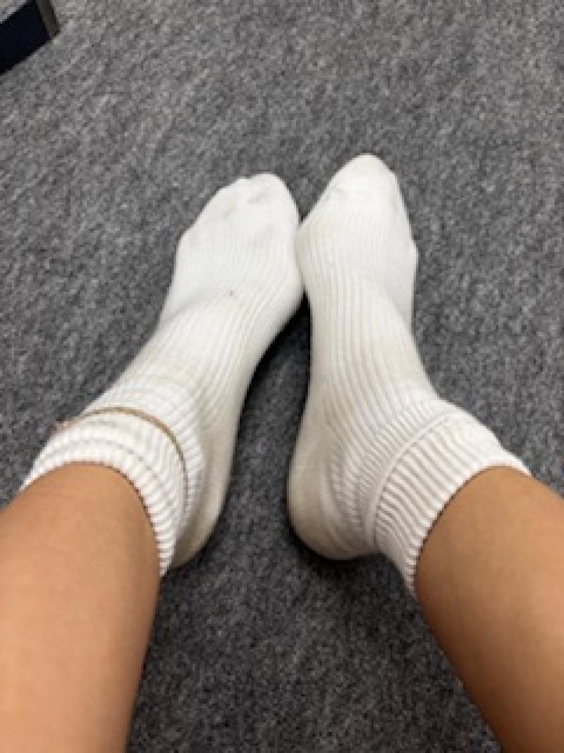 激臭蒸れ元白ソックス