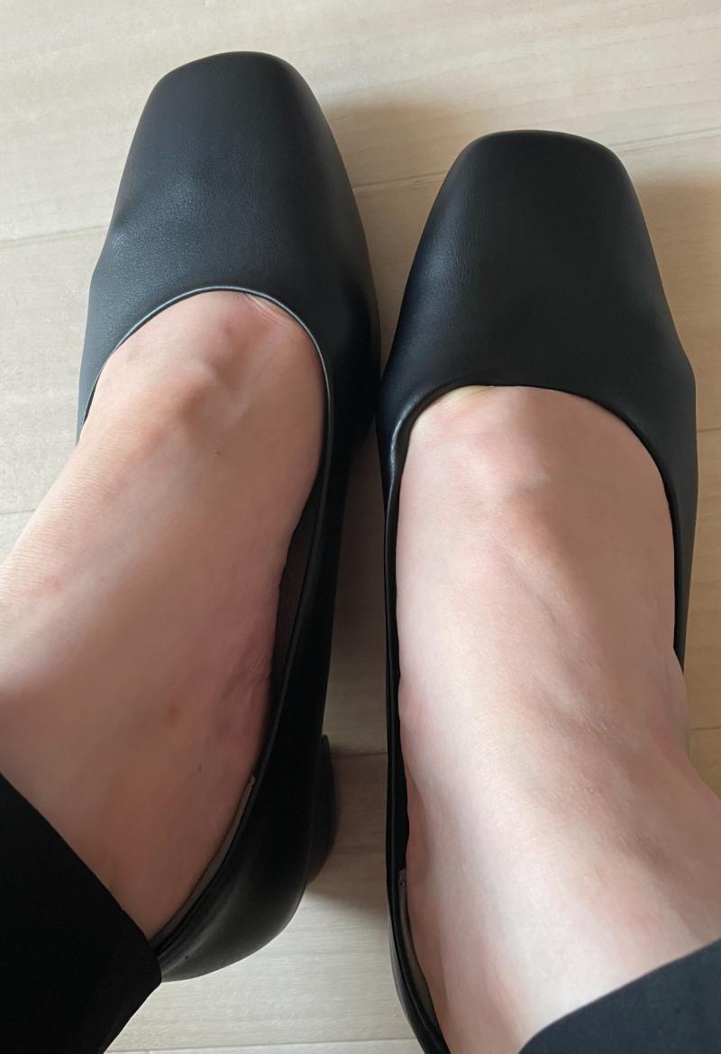 真夏☀️梅雨☔️も着用❣️納豆臭リクルートパンプス