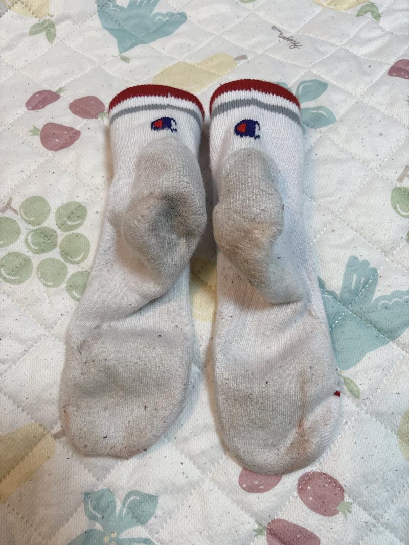 高校♡チャンピオン白靴下♡ラインソックス