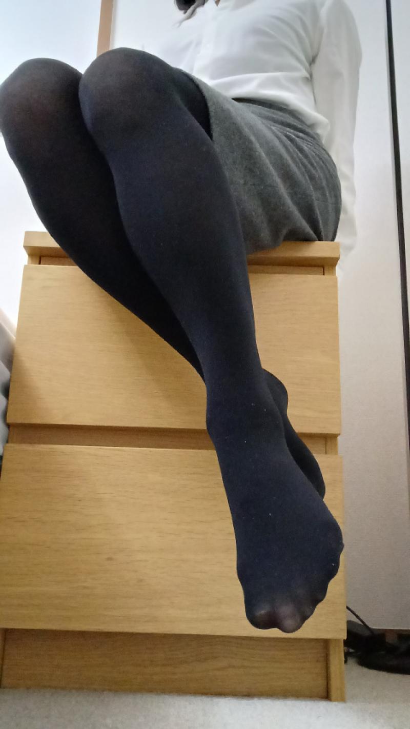 ⭐秘香 脱ぎたてホヤホヤ黒タイツ⭐