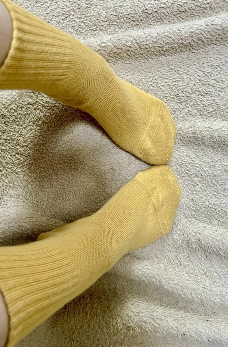 7日履いて運動もしたムワッと汗だくソックス