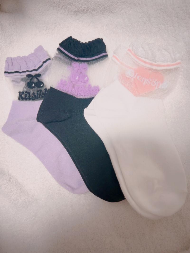ラブトキ系の女児靴下♡３日履き♡