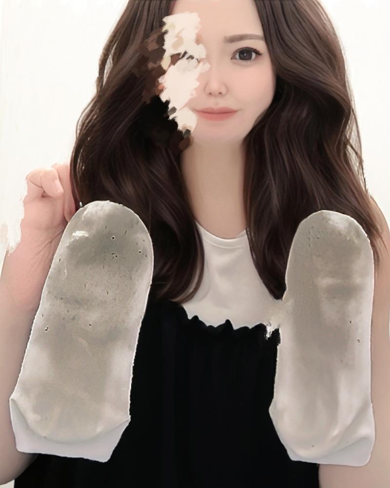 【6日着用☆】汗かき女のびっりょり濡れて汚れまくりの靴下