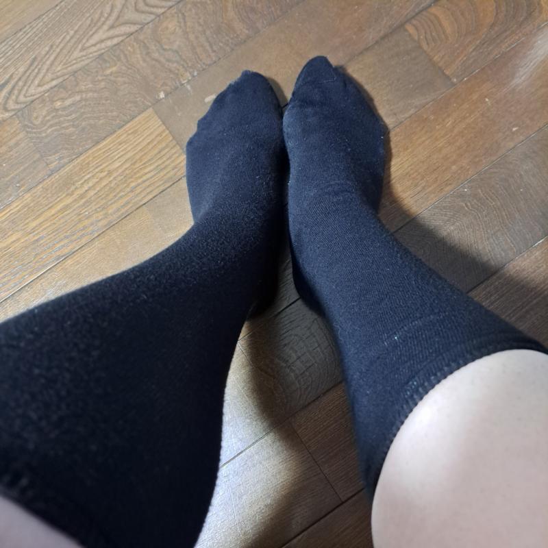 ♡OL 3日履き黒ソックス 穴あき♡