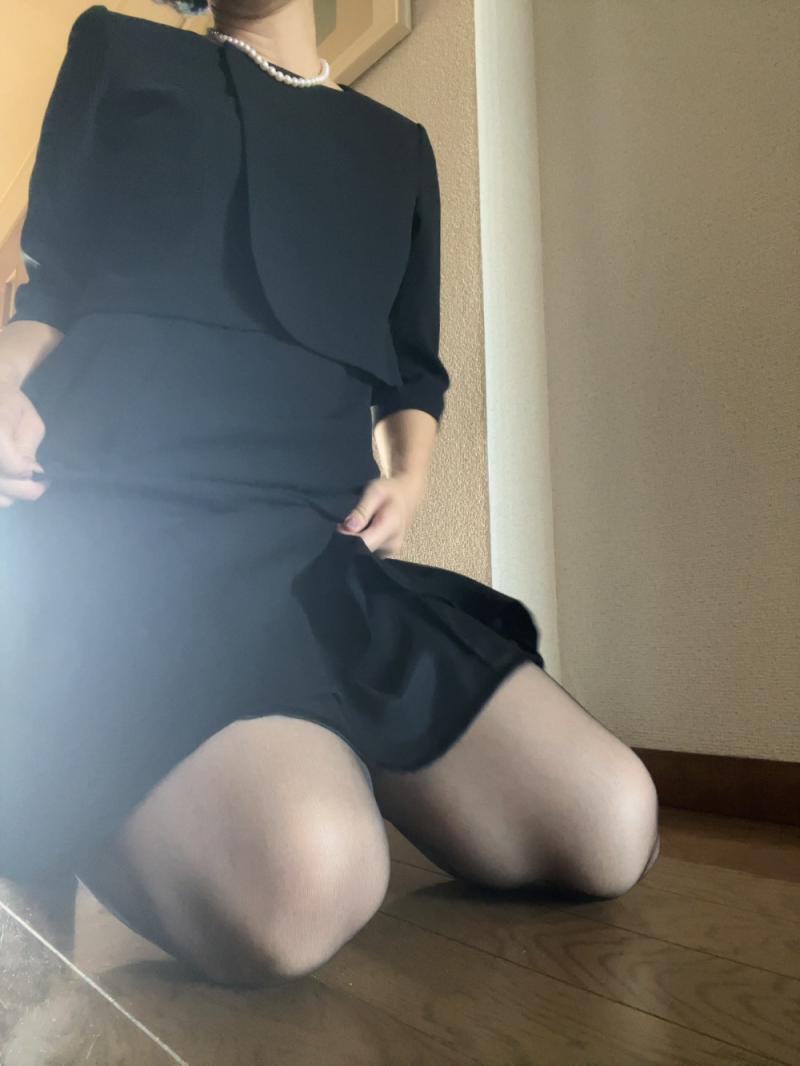 喪服で使用した黒のストッキング