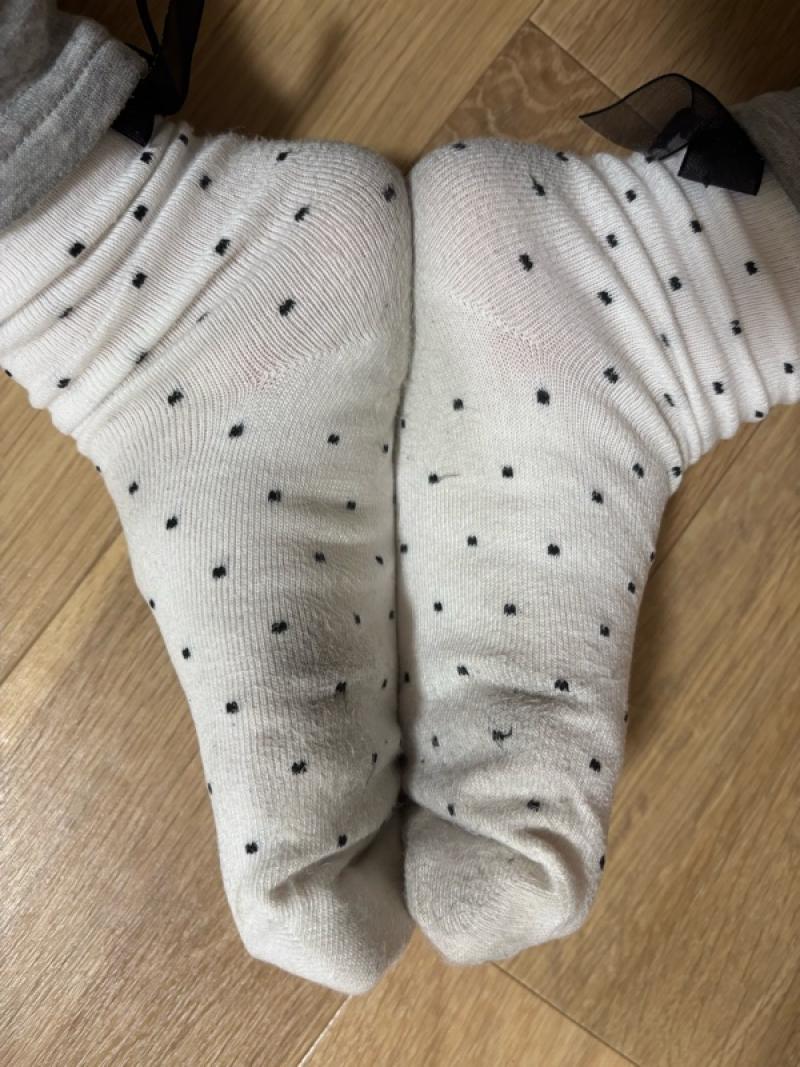 ５日着用激くさ白ソックス